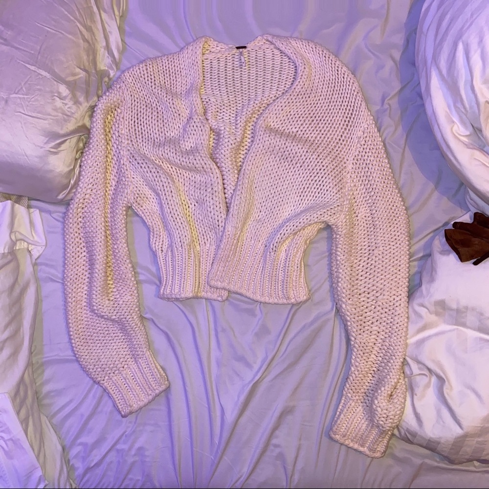 Free people chunky knit sweater